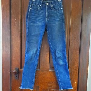 Madewell High Rise Slim Straight Jeans